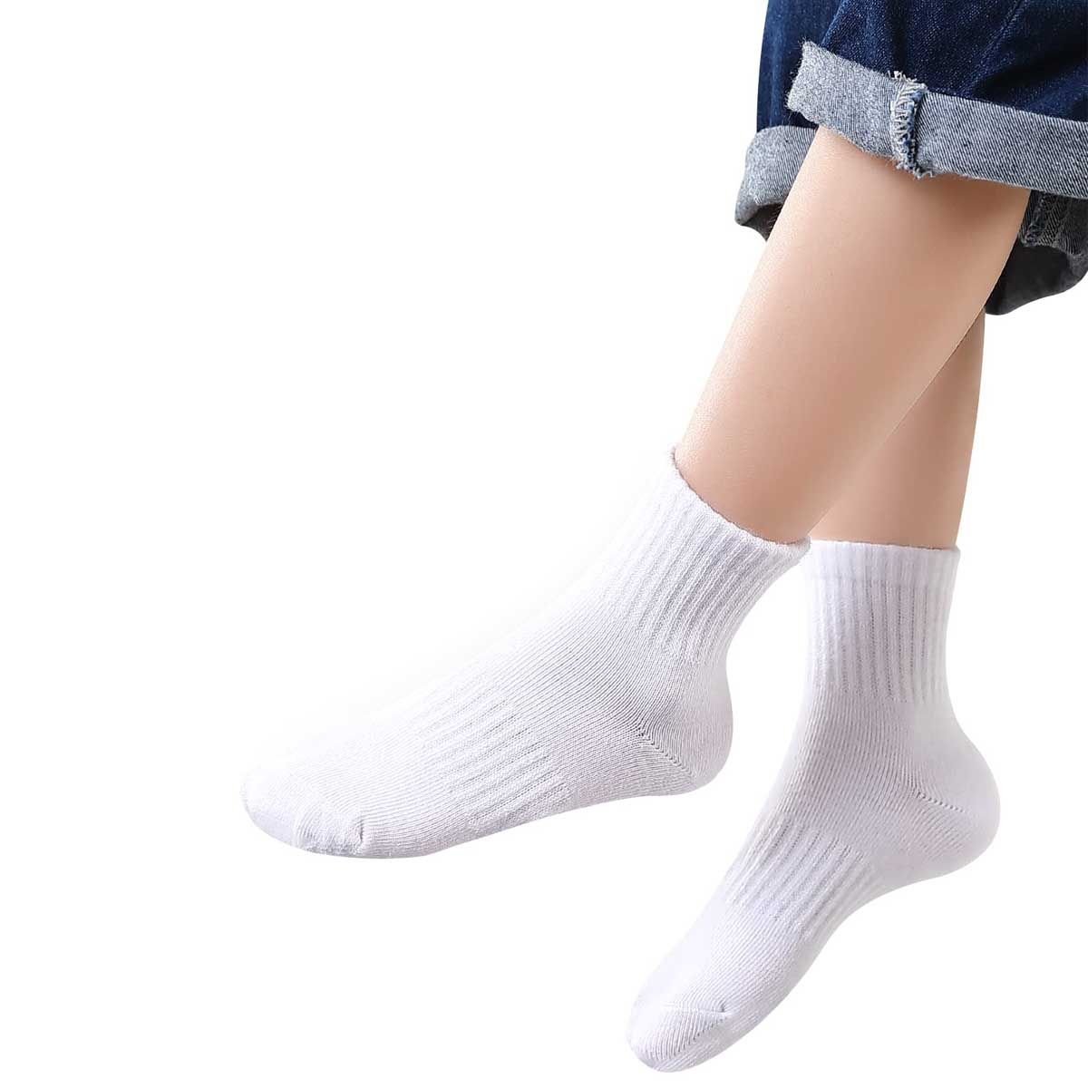 EVERSO - 12 Pares Calcetines Deportivas Para Niño O Niña