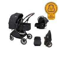 Coche de Bebé Travel System E-Crib Negro