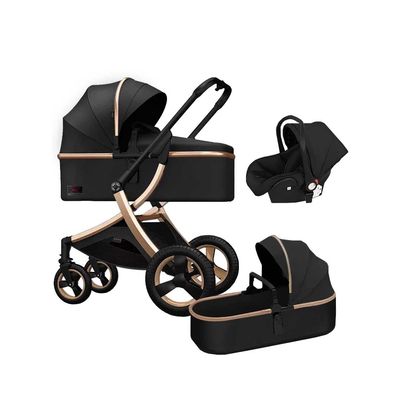 Imagen 2 del producto Coche de Bebé Travel System Simple Life Negro Dorado