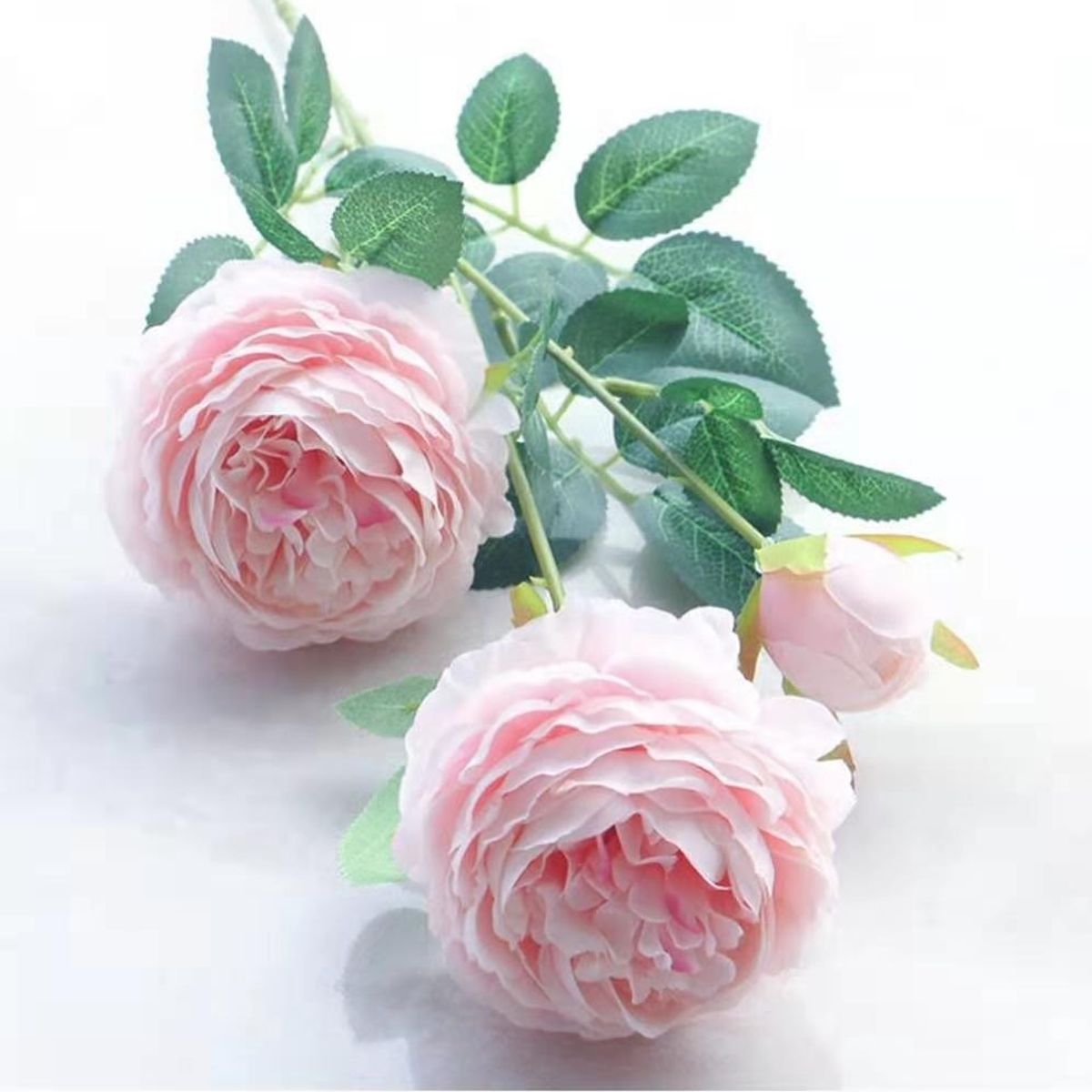 Pack 6 Ramos de Flores Artificiales Peonía Rosada, marca BJ HOGAR - Foto Principal