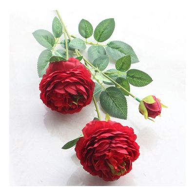 Imagen 2 del producto Pack 6 Ramos de Flores Artificiales Peonía Rojo