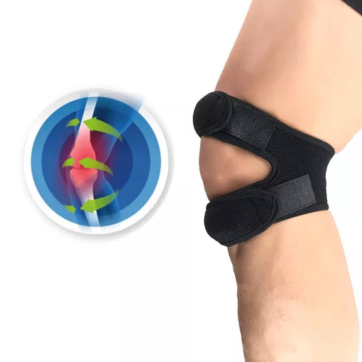 GENERICO - Pack x2 Menisquera Doble Soporte Rodilla