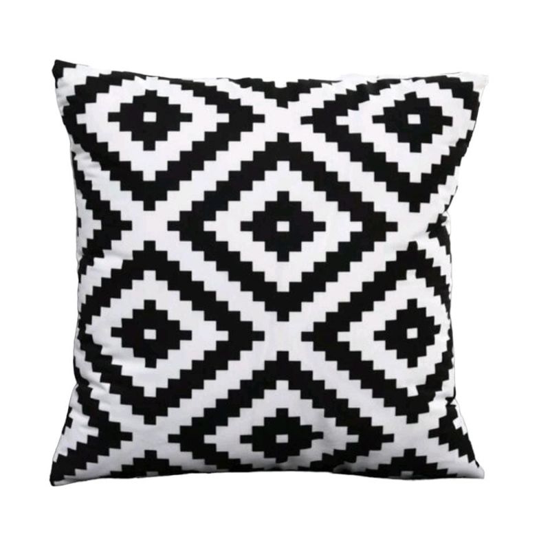 MROTTO - Funda de Cojín Decorativo Moderno Blanco  Negro - Regalo Dia de la Madre