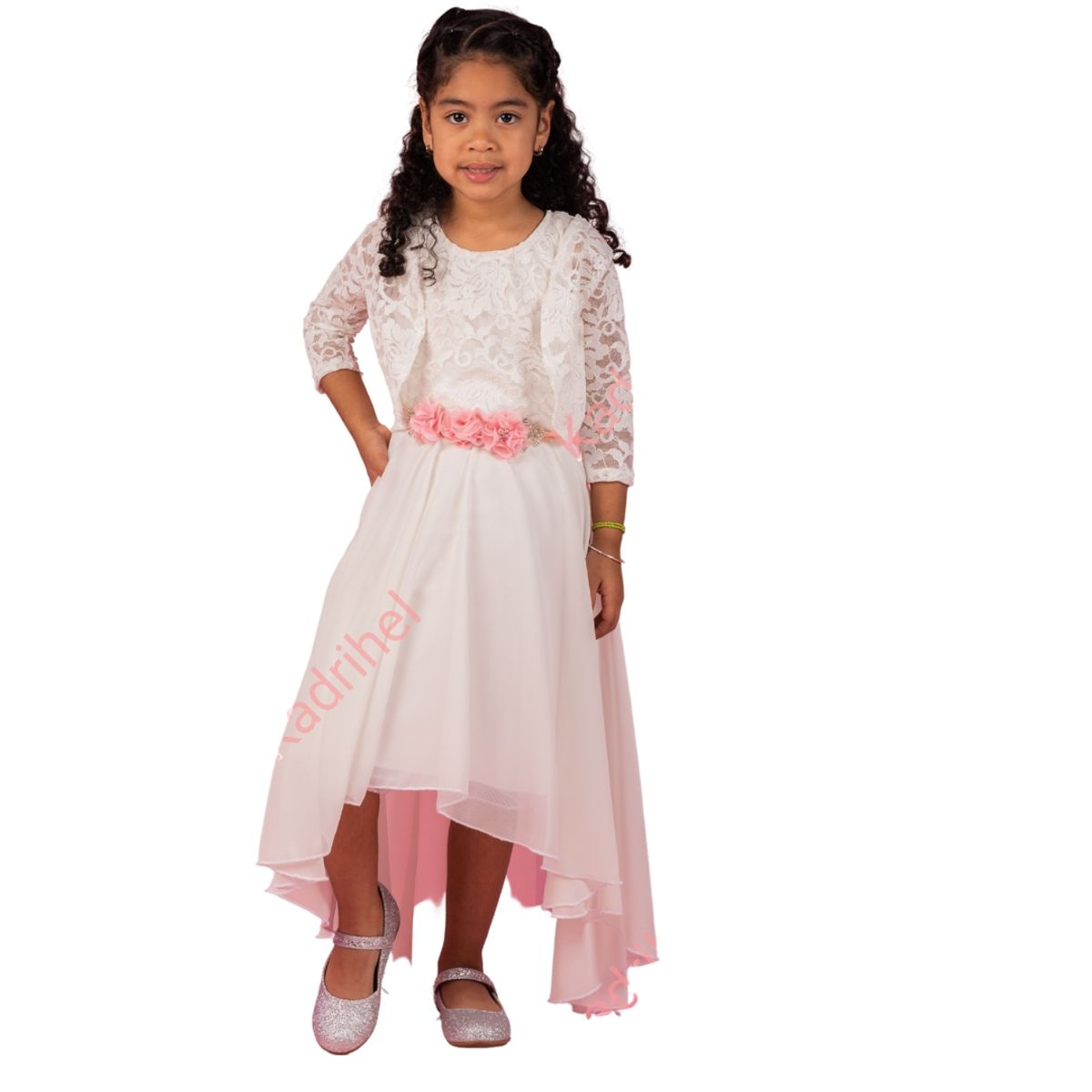 GENERICO - VESTIDO DE NIÑA MAS TAPADO IDEAL PARA BAUTIZO COMUNION BODA