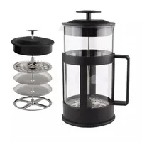 Prensa Francesa 600 ML Filtro Vidrio Cafetera Cafe Espumador Lujo