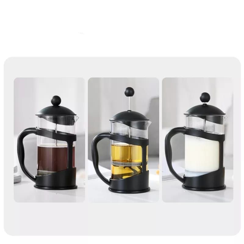 GENERICO - Prensa Francesa 350 ML Filtro Vidrio Cafetera Cafe Espumador Lujo