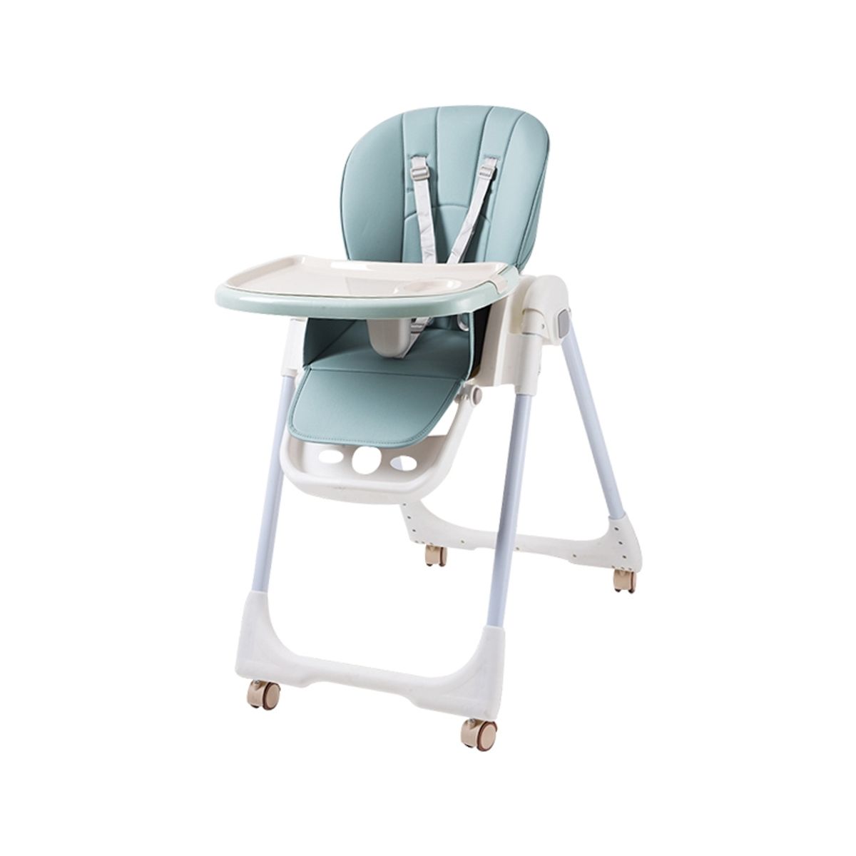 BABYMINE - Silla de Comer Plegable Evolution Menta