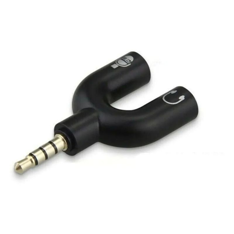 GENERICO - Splitter 3.5mm Adaptador Audio Separa Microfono Audifono Pc 260070