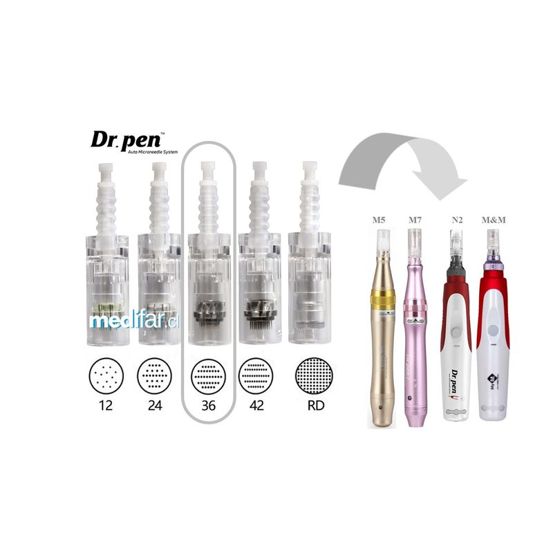 GENERICO - Cartucho Dermapen 36 Pines Pack 10
