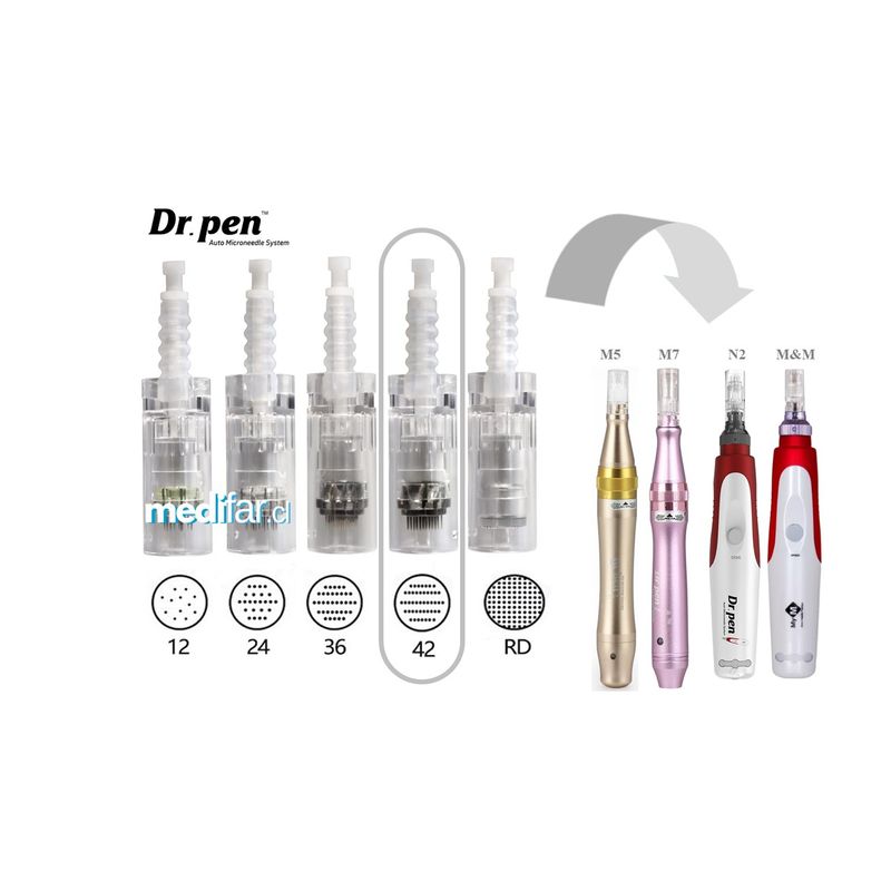 GENERICO - Cartucho Dermapen 42 Pines Pack 10