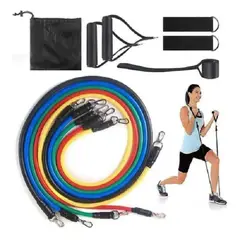 GENERICO - Set Bandas Elasticas De Resistencia 11 Piezas Latex