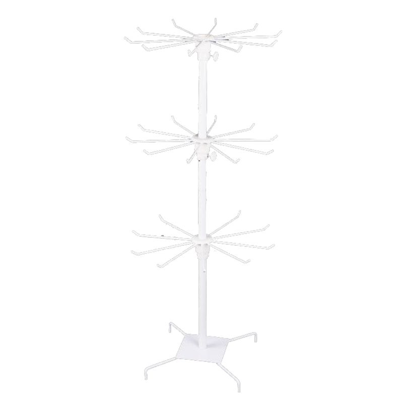 KUANGYE - Exhibidor De 3 Niveles. Tipo Araña (atril)