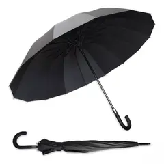 KUANGYE - Paraguas Grande Antiviento Para Hombre Y Mujer 16 Varillas
