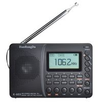 Radio Portátil Digital Fm Am Onda Corta Bluetooth