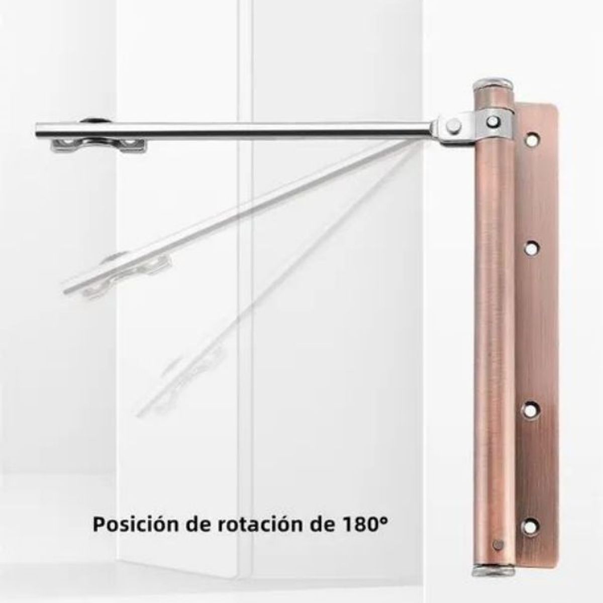 KUANGYE - Cierrapuertas Automático Con Resorte De Acero Inoxidable