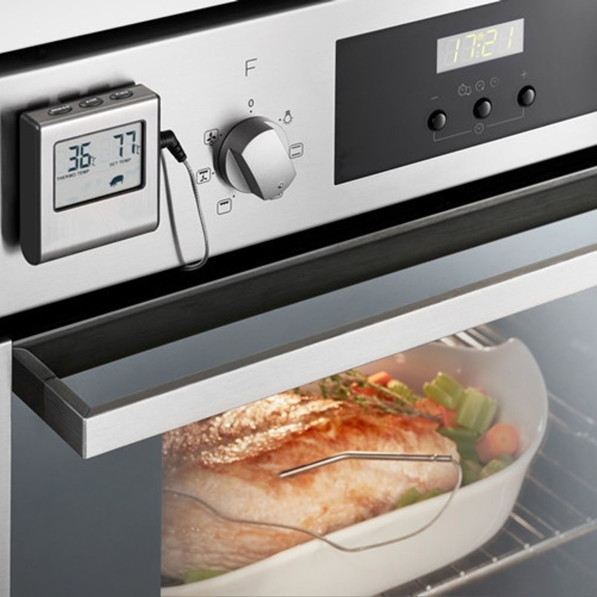 KUANGYE - Termometro Digital Cocina Sonda 0 A 300°c