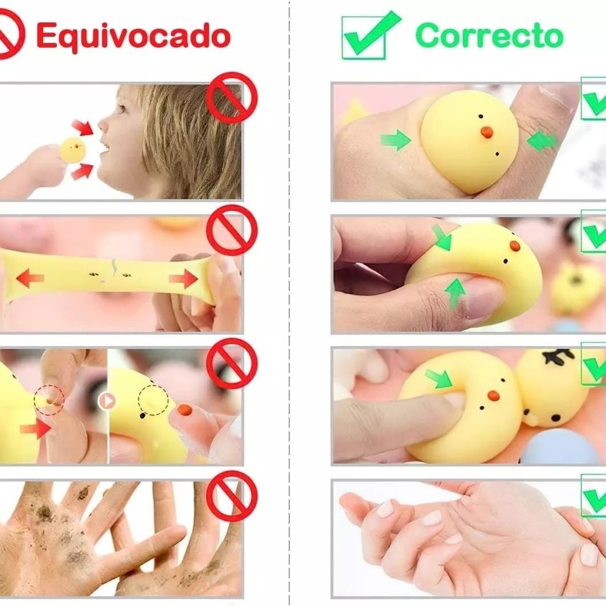 KUANGYE - Pack Balde 36 Unidades Squishys Antiestress Juguete Surtidos