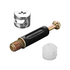 KUANGYE - Tornillo Minifix O Mini Fix 35mm 100 Unidades
