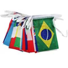 KUANGYE - Guirnalda De 100 Banderas Del Mundo