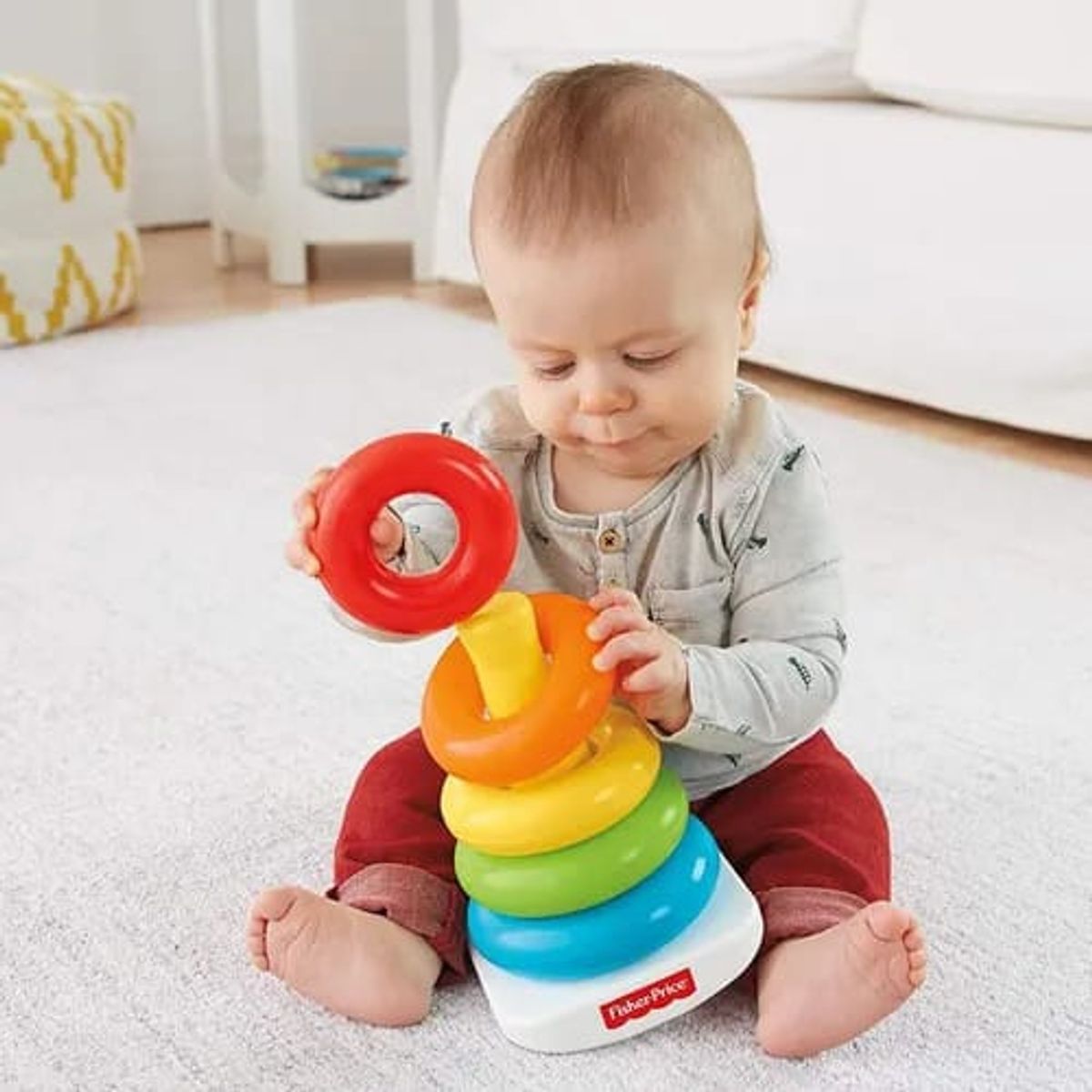 FISHER PRICE - Juego Educativo Pila de Aritos Fisher Price