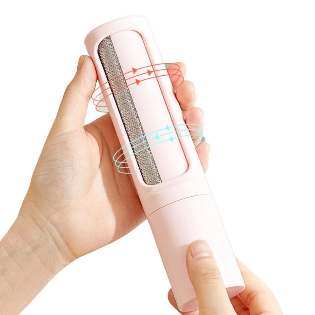 GENERICO - Removedor de Pelos Gato para Ropa - Rosado.