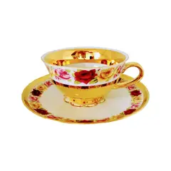 GENERICO - Taza de té Matilda 24 quilates Gloria Bavaria 220 ML