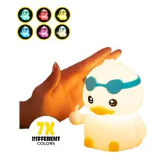 GENERICO - Lámpara Pato Recargable Led Silicona Suave Touch
