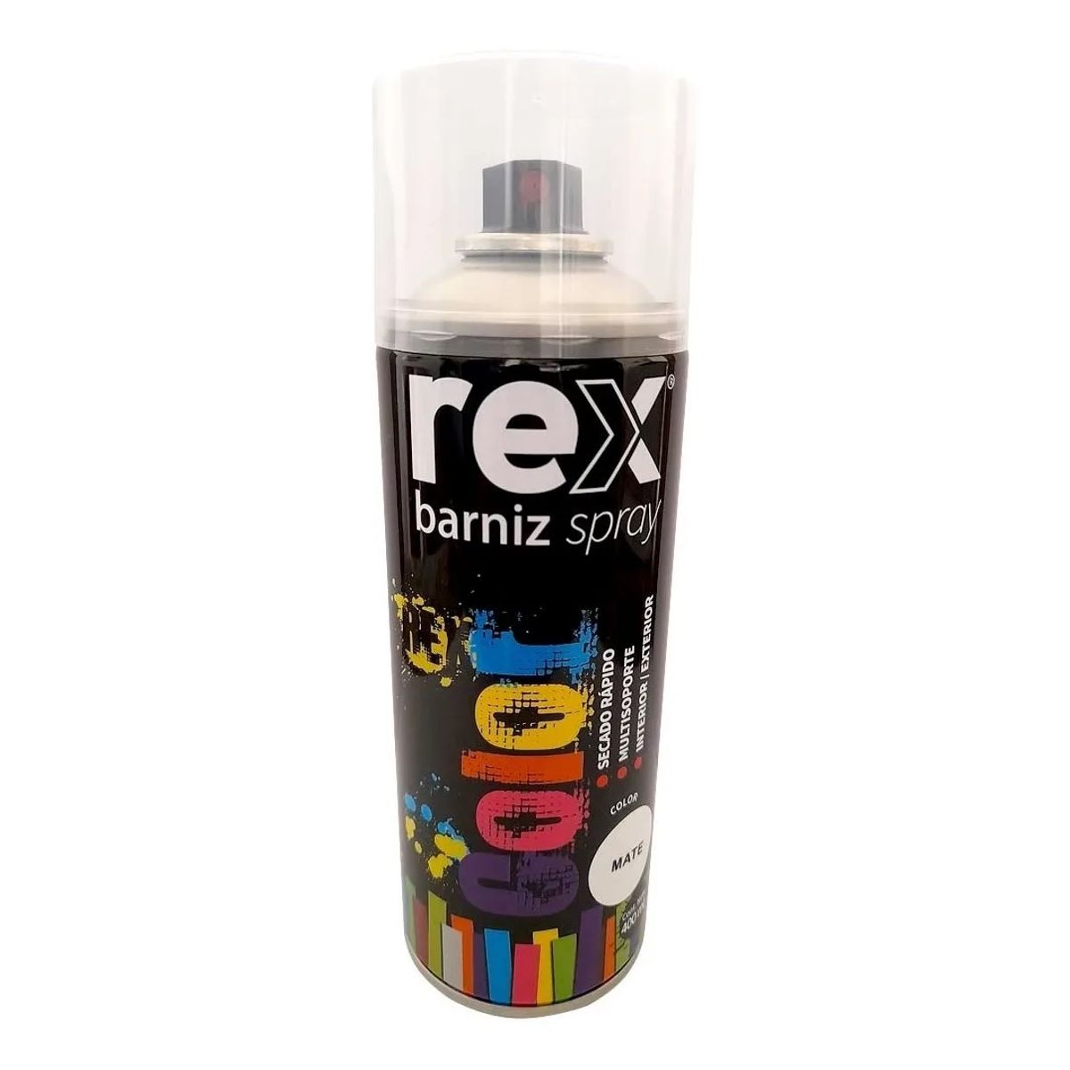 GENERICO - Aerosol Spray Barniz Mate Acabado Profesional Rex 400ml