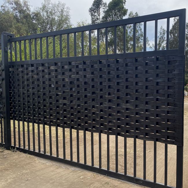 VALSTORE DECO Y DESIGN - Cinta Valstore Polipropileno cubre cercos para 6 m2, ancho 50 mm, incluye broches