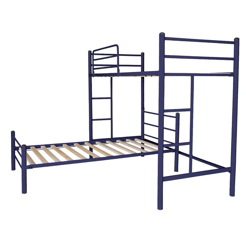 FUTONES Y MUEBLES - Cama Alta + Cama Baja 1 Plaza