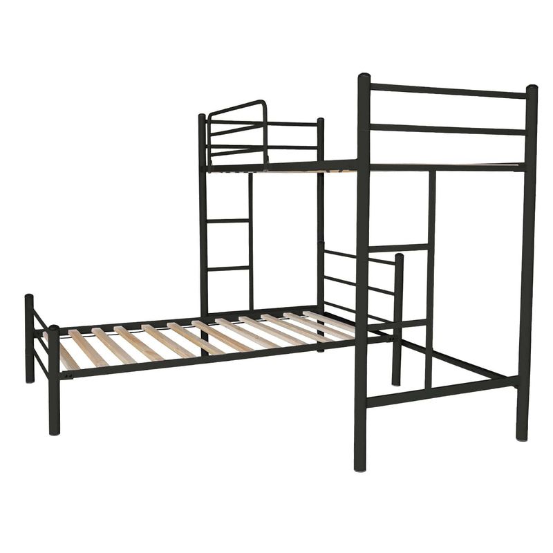 FUTONES Y MUEBLES - Cama Alta + Cama Baja 1 Plaza
