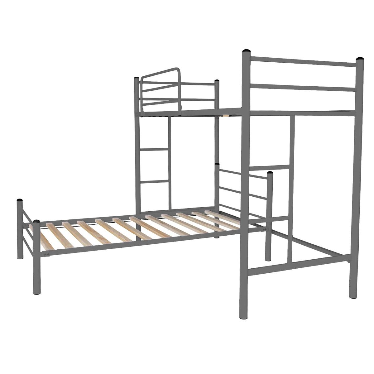 FUTONES Y MUEBLES - Cama Alta + Cama Baja 1 Plaza