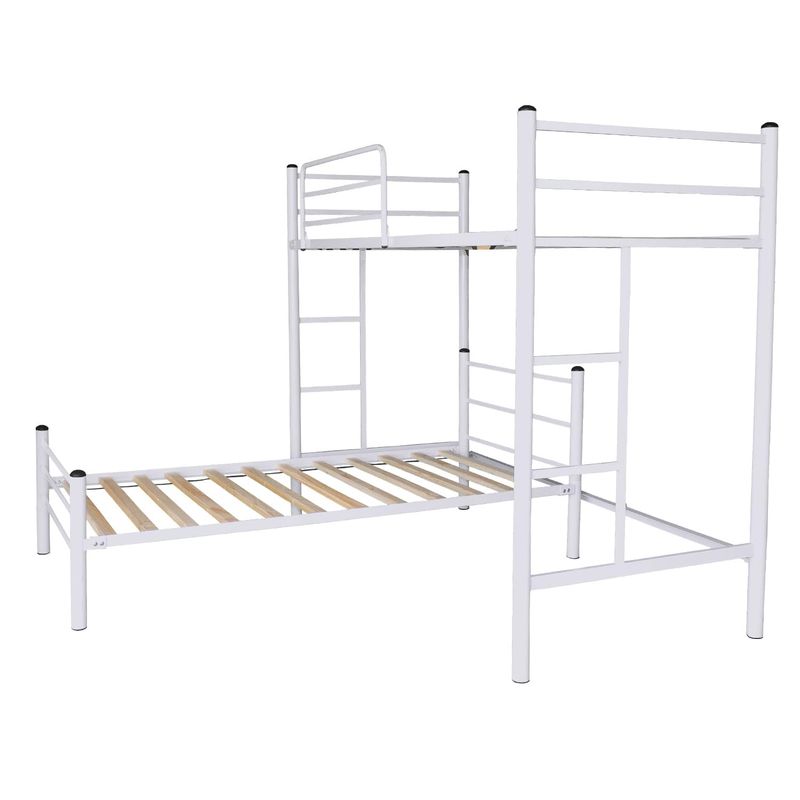 FUTONES Y MUEBLES - Cama Alta + Cama Baja 1 Plaza