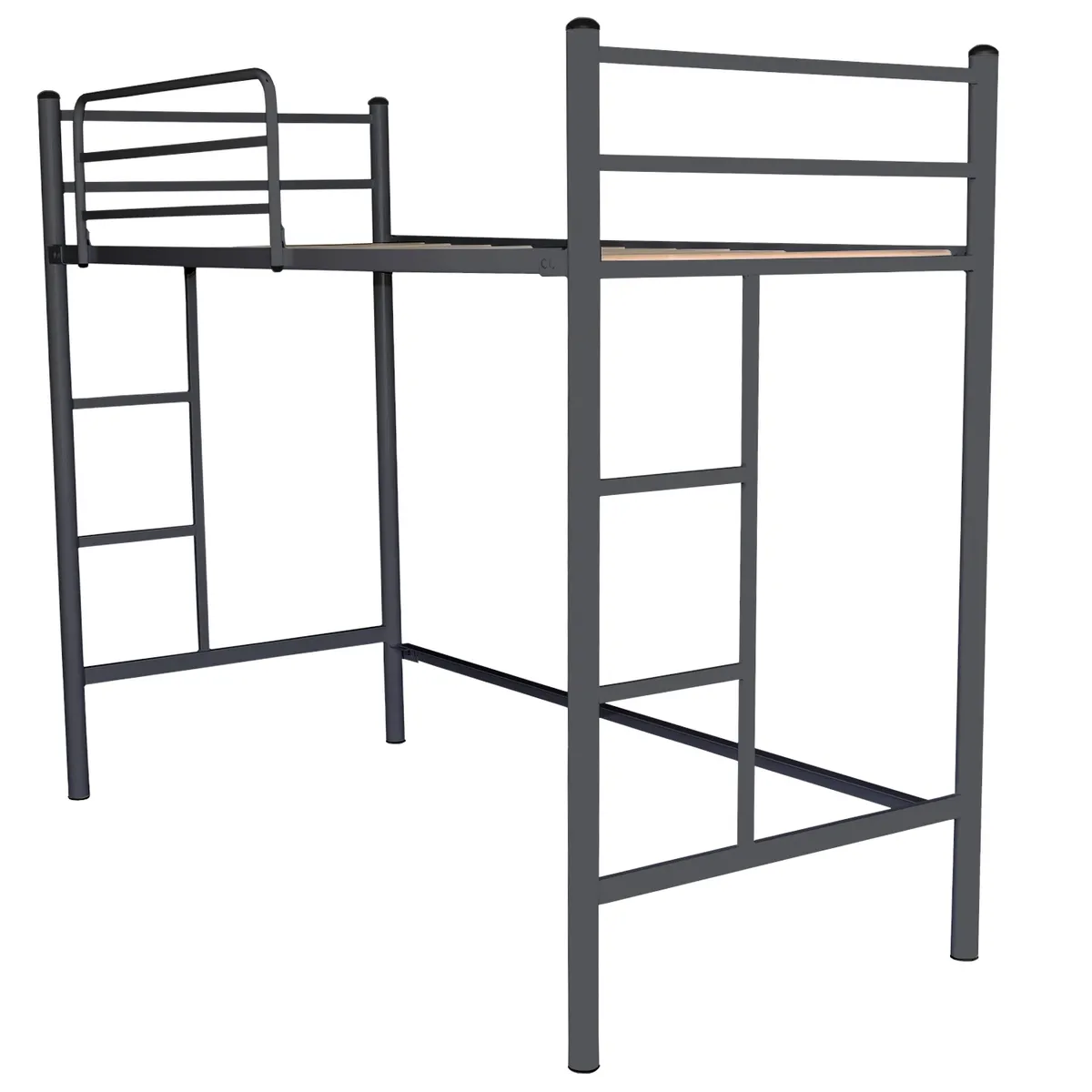 FUTONES Y MUEBLES - Cama Alta 1.5 Plaza Metálica