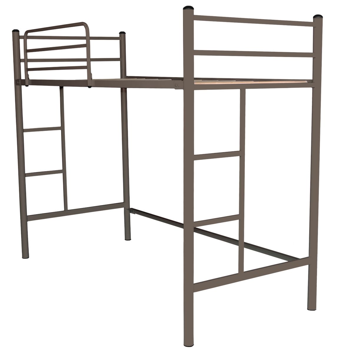 FUTONES Y MUEBLES - Cama Alta 1 Plaza Metálica