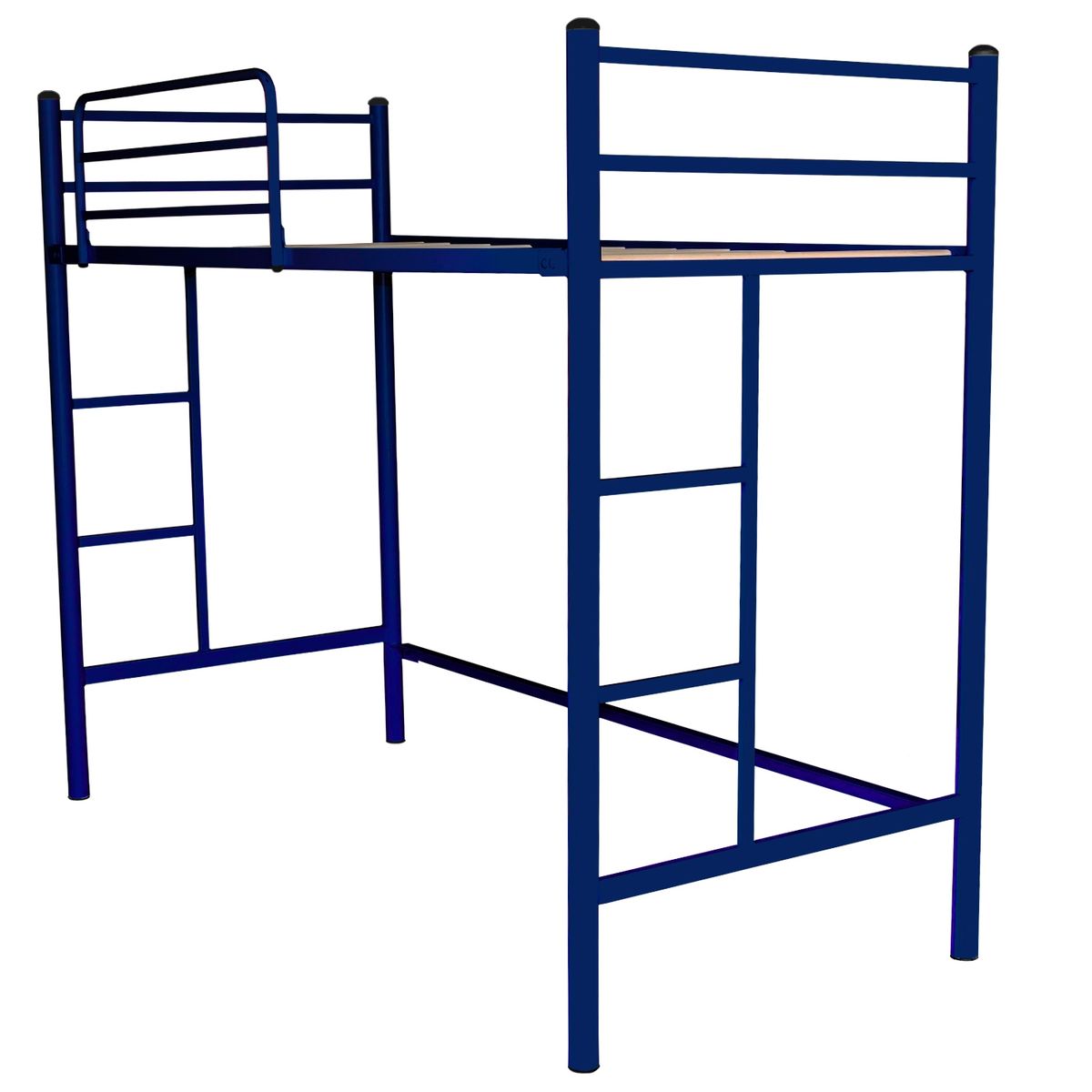 FUTONES Y MUEBLES - Cama Alta 1.5 Plaza Metálica