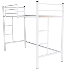 FUTONES Y MUEBLES - Cama Alta 1 Plaza Metálica