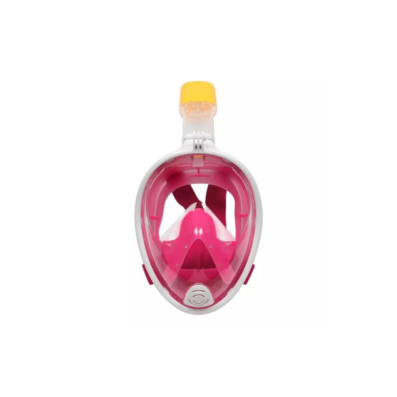 GENERICO - Mascara Snorkel Fullface Mascara Buceo ROSADO