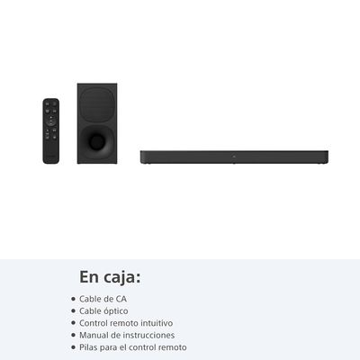 Imagen 2 del producto Soundbar de 2.1 canales con subwoofer inalámbrico HT-S400