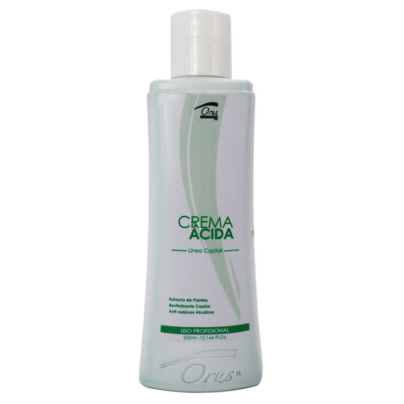 ORUS - Crema Ácida capilar Orus pelo dañado procesos químicos 300ml