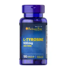 PURITANS PRIDE - L-Tirosina 500mg 100 Capsulas