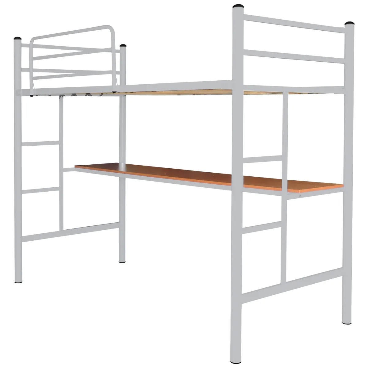 FUTONES Y MUEBLES - Cama Alta 1.5 Plaza Con Escritorio..