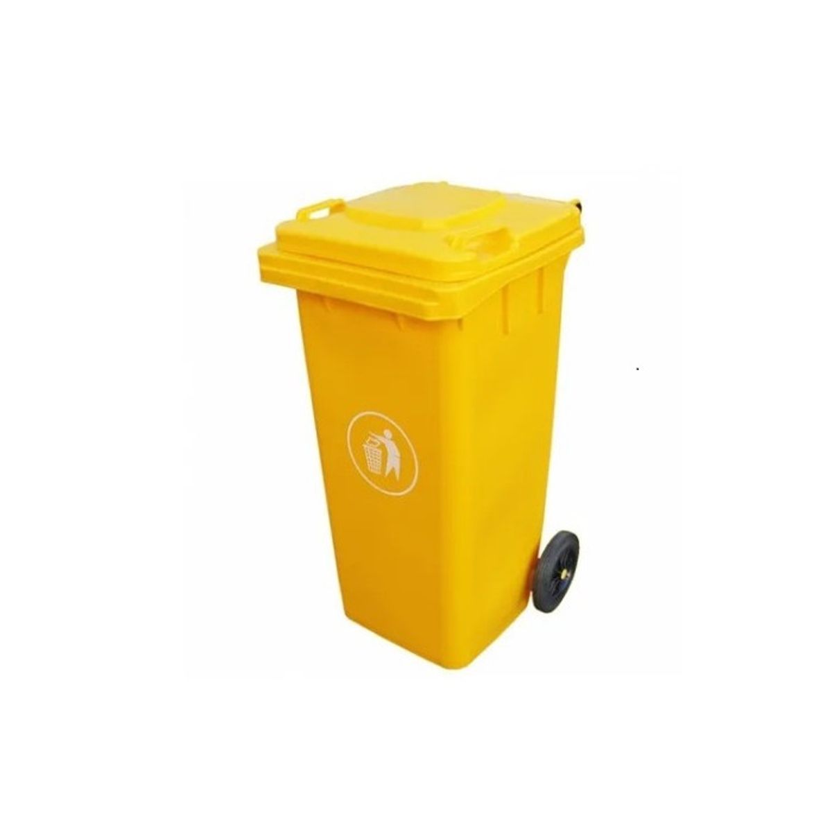 SIGNET CLASSICS - Contenedor Basura 120 Litros Amarillo Signet Basurero