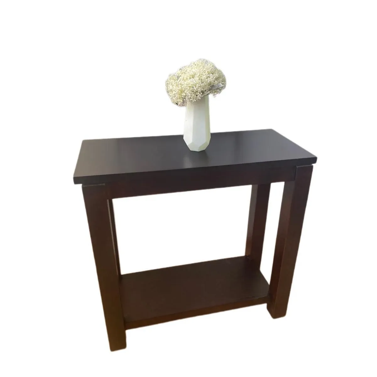 GENERICO - Mesa de arrimo Chocolate con repisa