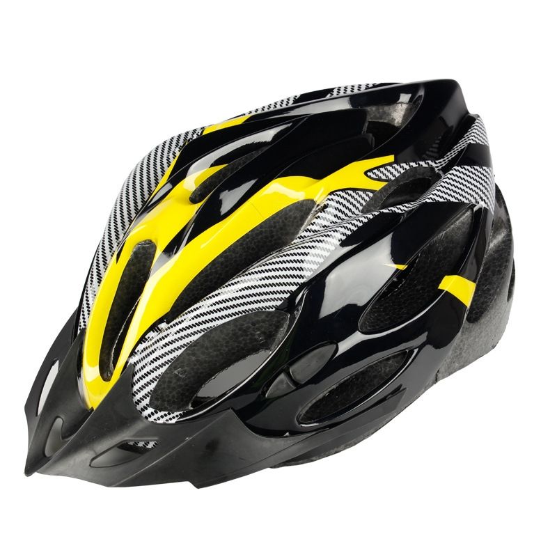 DEFENSOR FOREVER - Casco Adulto De Bicicleta Negro Amarillo