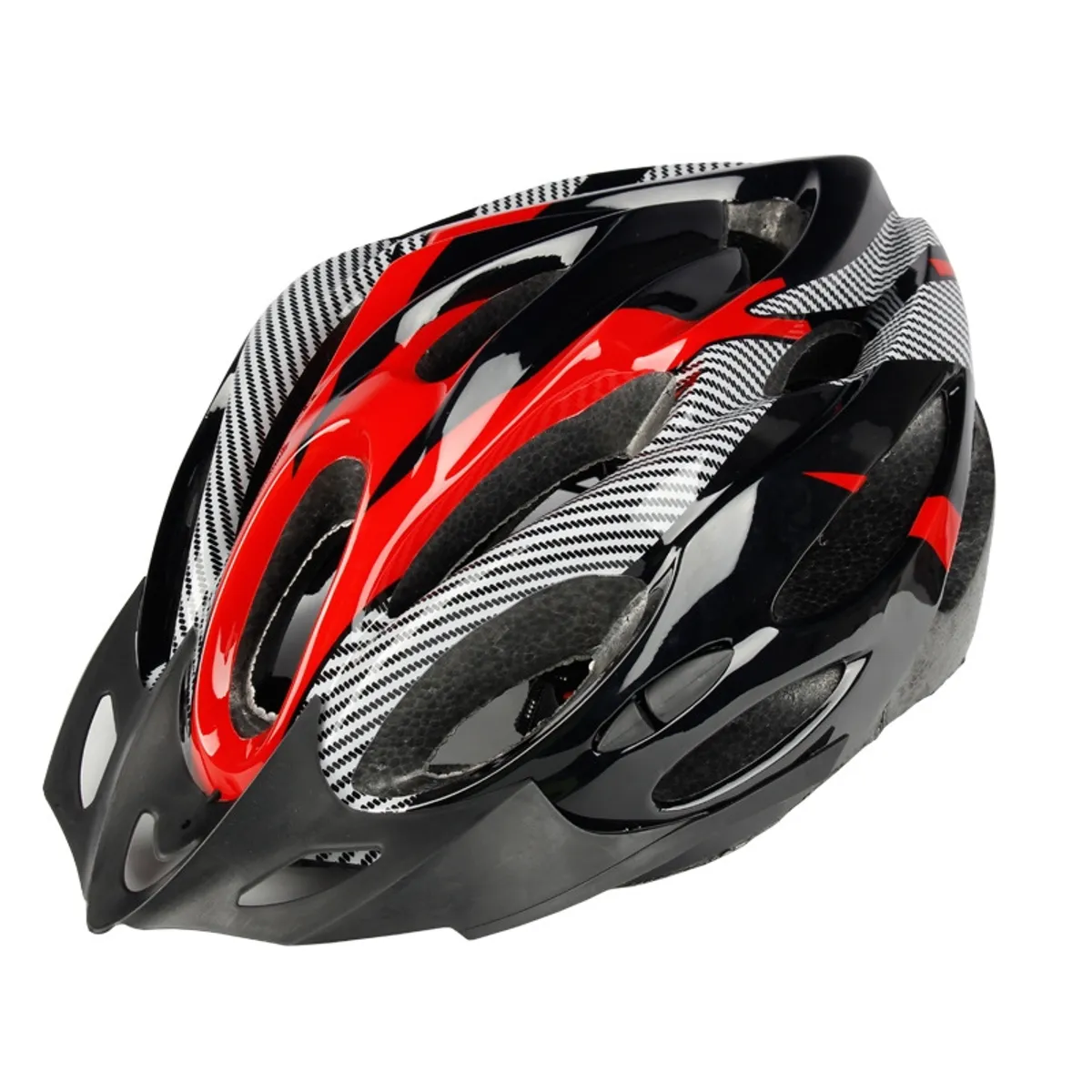DEFENSOR FOREVER - Casco Adulto De Bicicleta Negro Rojo
