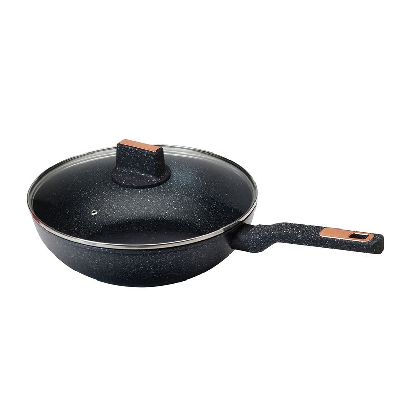 AMERCOOK - Wok Aluminio Forjado 28 cm Brittany