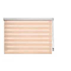 GENERICO - Cortina Roller Duo Zebra Dia Noche 160x200 Cm Beige