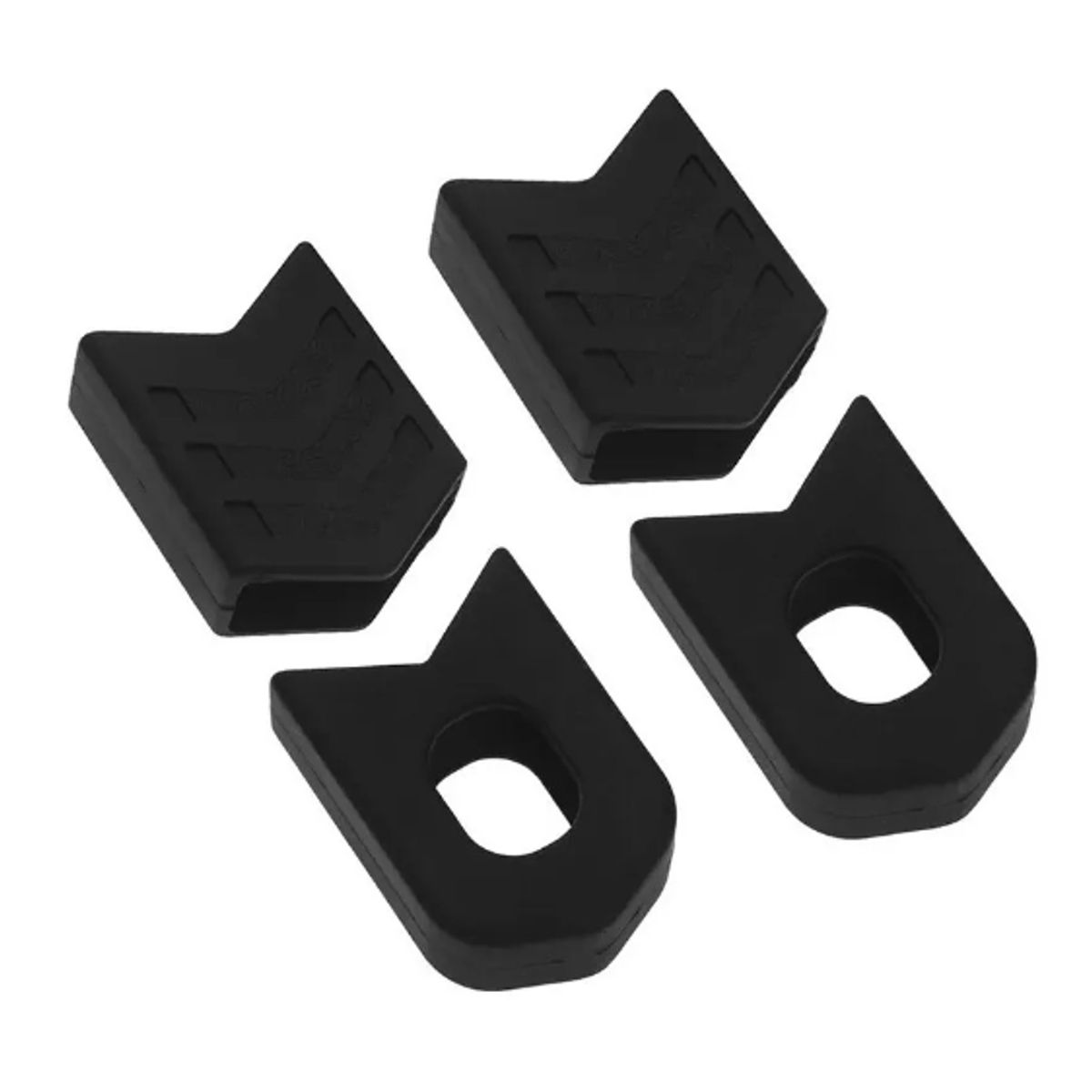 DEFENSOR FOREVER - Cubre Biela De Silicona Para Bicicleta Negro