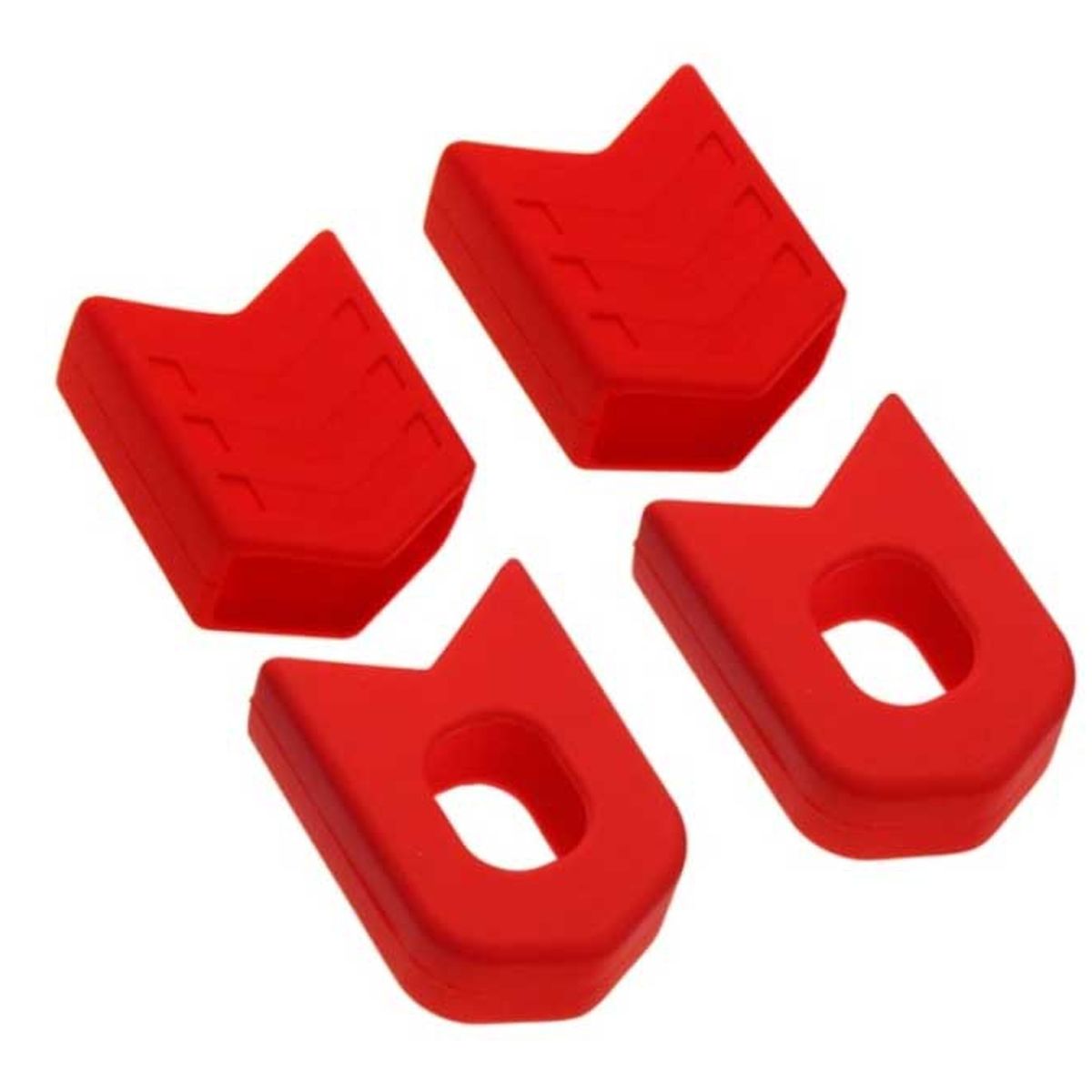 DEFENSOR FOREVER - Cubre Biela De Silicona Para Bicicleta Rojo